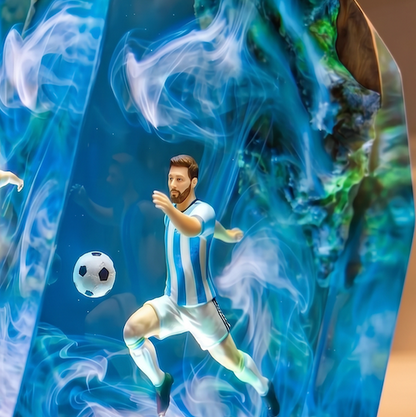 Messi Resin Lamp